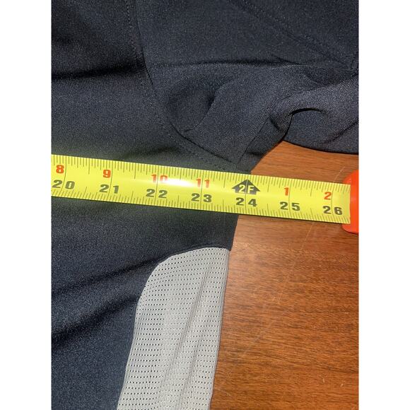 IOWA HAWKEYES PULLOVER Shirt BLACK MENS L Heavyweight Vented - Picture 6 of 8